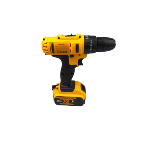 Masina de gaurit si insurubat, bormasina autofiletanta 8AH, DEPOX®, 2 acumulatori 48V, 120 accesorii [2]