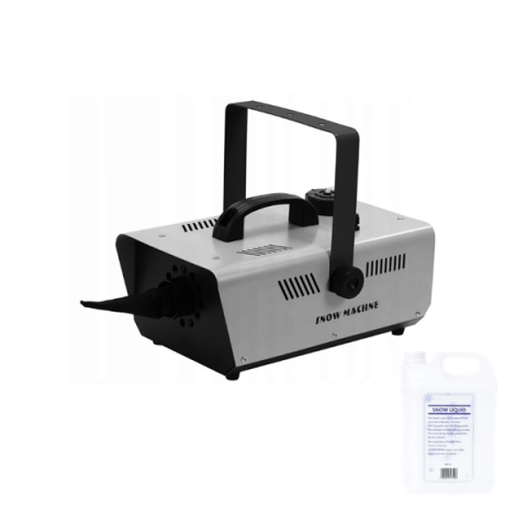 Set mașină de zăpadă profesională 800W si lichid zăpadă artificială, DEPOX®, non-toxic, 5 L [1]