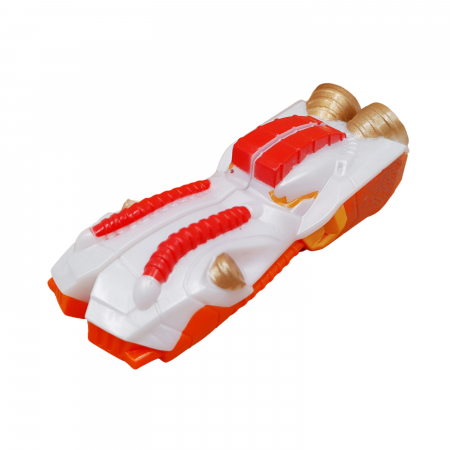 UNIVERSUL COPIILOR - Masinuta dubla IdeallStore®, Split Speeders, Future Wing, plastic, cu magnet, 9.5 cm, alb