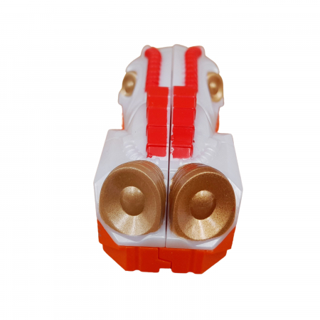 Masinuta dubla IdeallStore®, Split Speeders, Future Wing, plastic, cu magnet, 9.5 cm, alb [3]