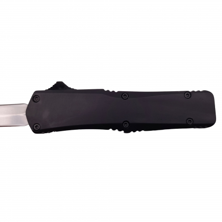 Mini briceag automat de vanatoare IdeallStore®, Futuristic Blade, metalic, 13 cm, negru [2]