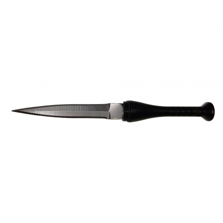 Mini cutit de vanatoare IdeallStore®, Home Run, model bata baseball, otel inoxidabil, 11.5 cm, negru [1]