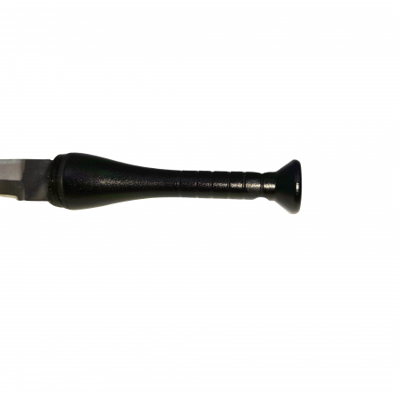 Mini cutit de vanatoare IdeallStore®, Home Run, model bata baseball, otel inoxidabil, 11.5 cm, negru [3]