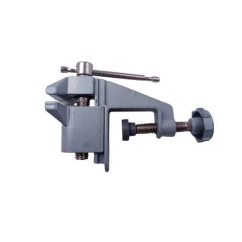 Set doua mini menghine din fonta DEPOX®, prindere de masa, nicovala, 10 cm, gri [2]