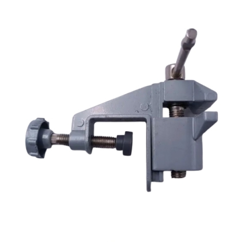 Set doua mini menghine din fonta DEPOX®, prindere de masa, nicovala, 10 cm, gri [3]
