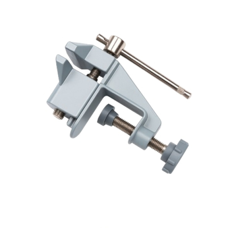 Set doua mini menghine din fonta DEPOX®, prindere de masa, nicovala, 10 cm, gri [1]
