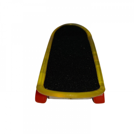Mini Skateboard IdeallStore®, Fingerboard Light, LED, 10 cm, negru [2]