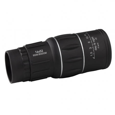 Monocular IdeallStore®, Hawk Sight, 16x52, negru, 15 cm, husa inclusa [2]
