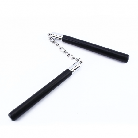 Nunceag / nunchucku, lemn, 31 cm, negru [2]