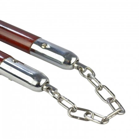 Nunceag / nunchucku, lemn, 31 cm, maro [3]