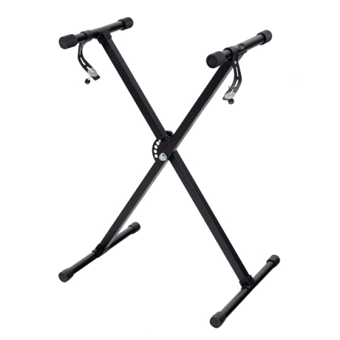 Orga electronica  si stativ DEPOX®, intrare USB, mini-microfon, suport partitura inclus, argintiu [8]