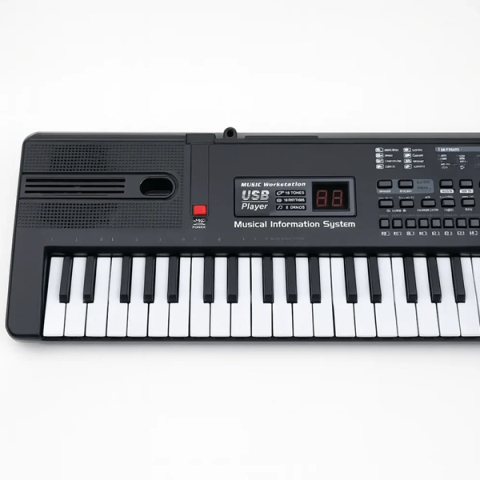 Orga electronica DEPOX®, 61 clape, Mp3, USB, Microfon, Claviatura, Negru [4]