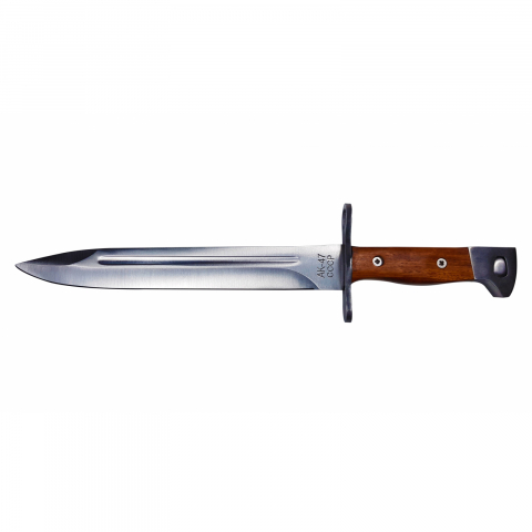 Pachet Cutit si Maceta, AK-47, otel inoxidabil, 31 cm, teaca inclusa [7]