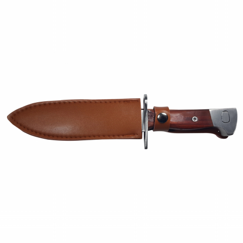 Pachet Cutit si Maceta vanatoare, model AK, otel inoxidabil, 61 cm, argintiu [11]