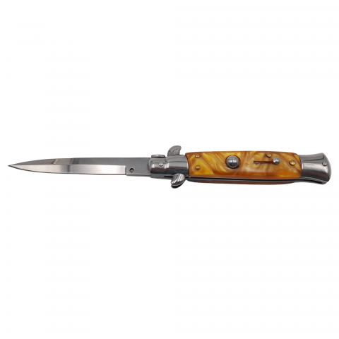 Pachet doua bricege automate, lamă stiletto, 23 cm, albastru/maro [8]