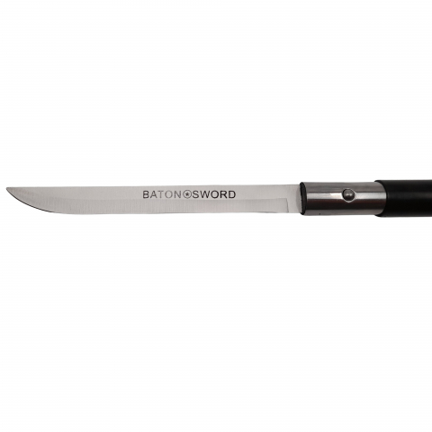 Pachet doua Sabii de vanatoare  Shaolin Master, model baston, 55 cm, negru, teaca inclusa [5]