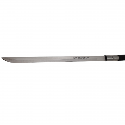 Pachet doua sabii de vanatoare, Shaolin Master, model baston, 87 cm, negru, teaca inclusa [4]