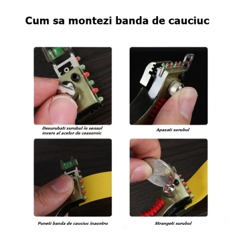 Pachet Prastie cu laser si 100 de bile metalice , Red Line, 12 cm, Metal [4]