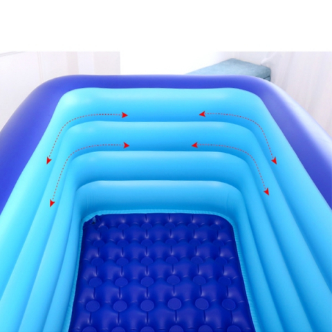 Piscina gonflabila copii dreptunghiulara, 260 x 170 x 60 cm [2]