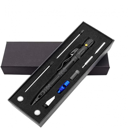 Pix tactic IdeallStore®, Comando Corps, multifunctional, aluminiu, 15.5 cm, negru [3]