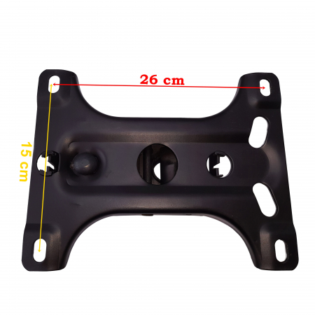 Placuta balans IdeallStore®, mecanism scaun directorial, metal, 26 x 15 cm [4]
