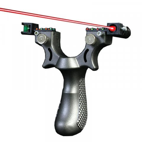 Set prastie plastic cu laser si set 200 bile  9 mm, 11.5 cm, cu boloboc, argintiu [1]
