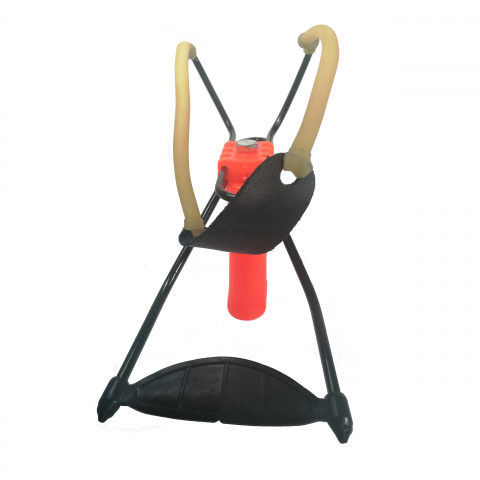 Set prastie profesionala metalica cu suport antebrat si 100 bile metalice 11 mm, DEPOX®, 20 cm, portocaliu [3]