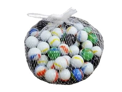 Set prastie profesionala cu suport si 100 bile sticla, DEPOX®, 20 cm, portocaliu [6]