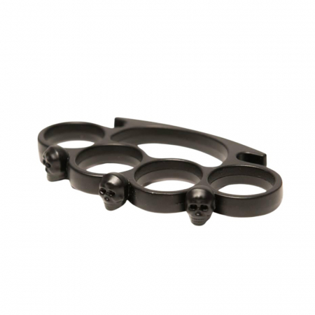 SPORT & TIMP LIBER - Pumnal tip box, rozeta autoaparare model craniu negru