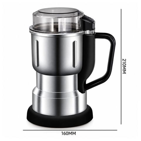 Râșniță electrică pentru cafea DEPOX®, 500W, capacitate 300g, lame din oțel inoxidabil [1]