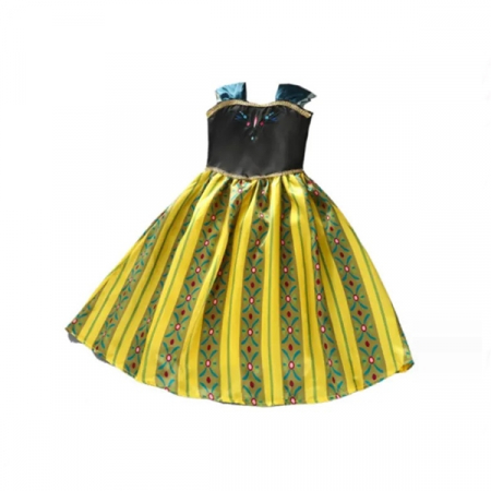 Rochie carnaval Anna Frozen , 3-5 ani , Multicolor, 110 cm [4]