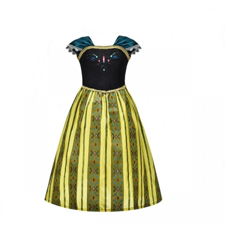 Rochie carnaval Anna Frozen , 3-5 ani , Multicolor, 110 cm [8]