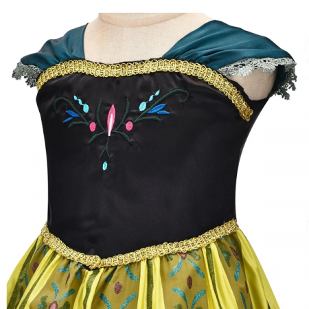 Rochie carnaval Anna Frozen , 3-5 ani , Multicolor, 110 cm [6]
