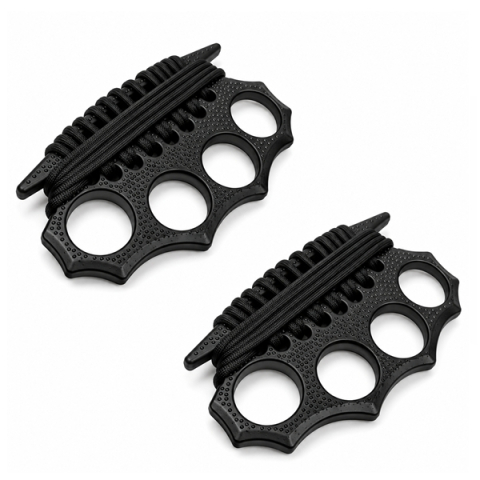 Set trei rozete DEPOX®, snur, negru, 12 cm [2]