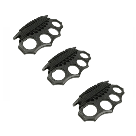 Set trei rozete DEPOX®, snur, negru, 12 cm [1]