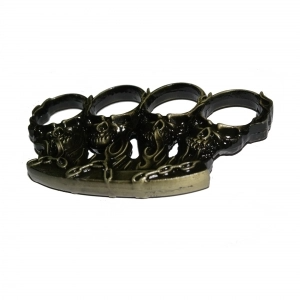 Rozeta de autoaparare IdeallStore®, model Skull Crushing, 0.5 cm, aramiu [1]