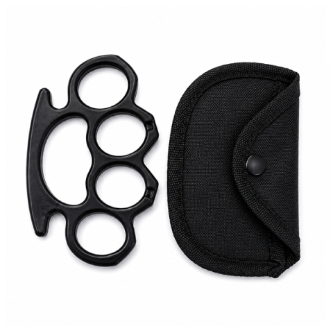 Pumnaluri si boxuri - Rozeta/Box autoaparare, DEPOX®,  autoaparare, 11 cm, negru