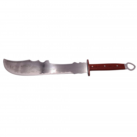 Sabie chinezeasca de razboi IdeallStore®, Dragon Stance, otel inoxidabil, 75 cm, argintiu, cutit de aruncat, teaca inclusa [1]