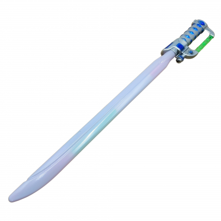 Sabie de jucarie IdeallStore®, Future Warrior, plastic, LED, sunete, 63.5 cm, argintiu [1]