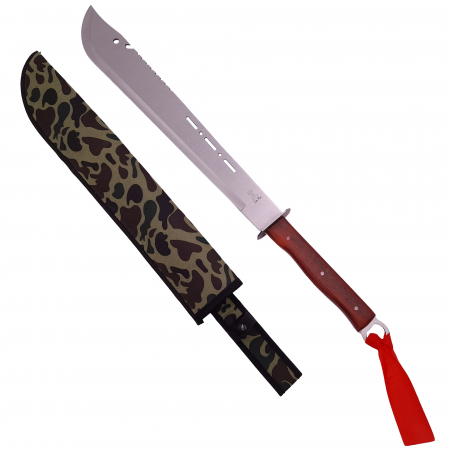 SPORT & TIMP LIBER - Sabie de vanatoare IdeallStore, Lords Blade, maner lemn, 69 cm, teaca inclusa