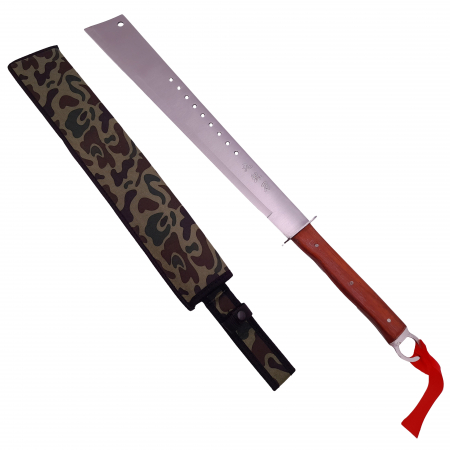 Sabii & Macete - Sabie de vanatoare Ideallstore®, Lords Hobby, maner lemn, 68 cm, teaca inclusa
