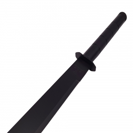 Sabie de vanatoare Ideallstore®, Ninja Blade, maner metal, 81 cm, negru, teaca inclusa [2]