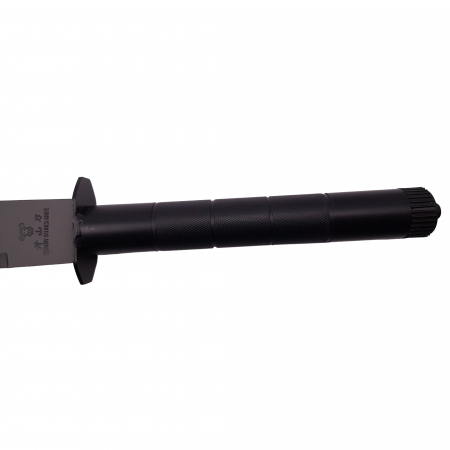 Sabie de vanatoare Ideallstore®, Ninja Blade, maner metal, 81 cm, negru, teaca inclusa [3]