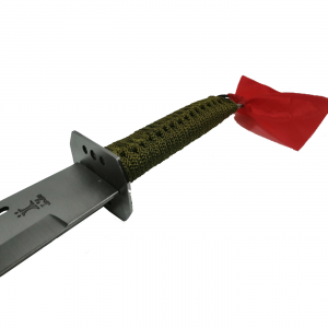 Sabie de vanatoare IdeallStore®, Samurai Blade, maner textil, 67 cm, teaca cadou [3]