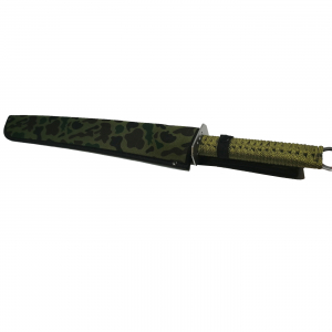 Sabie de vanatoare IdeallStore®, Samurai Blade, maner textil, 67 cm, teaca cadou [5]
