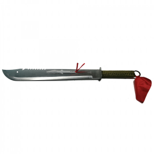 Sabie de vanatoare IdeallStore®, Samurai Blade, maner textil, 67 cm, cutit de aruncat inclus [1]