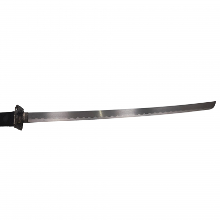 Sabie katana decorativa IdeallStore®, panoplie, Last Samurai, negru, metal, 51.5 cm, suport inclus [5]