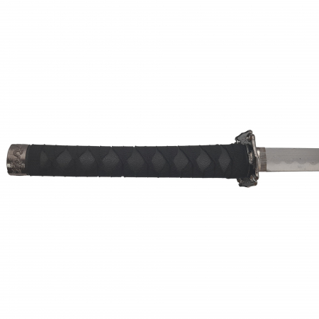 Sabie katana decorativa IdeallStore®, panoplie, Last Samurai, negru, metal, 51.5 cm, suport inclus [6]