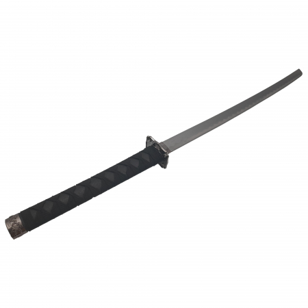 Sabie katana decorativa IdeallStore®, panoplie, Last Samurai, negru, metal, 51.5 cm, suport inclus [4]