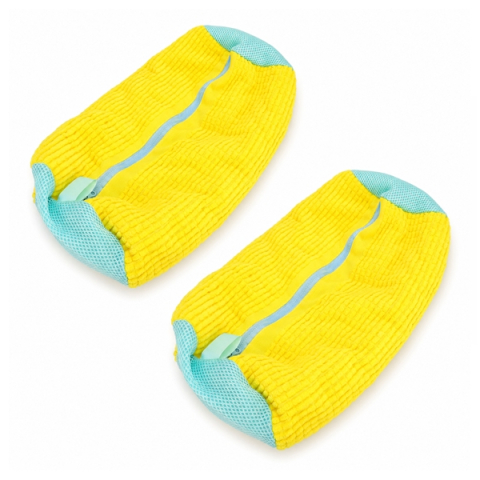Accesori casa & gradina - Set de doi saci pentru spalarea incălțămintei  DEPOX®, Protecție și Curățare Eficientă, Galben
